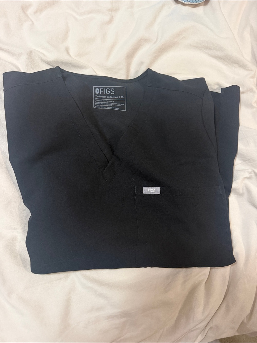 Black womens figs scrubs